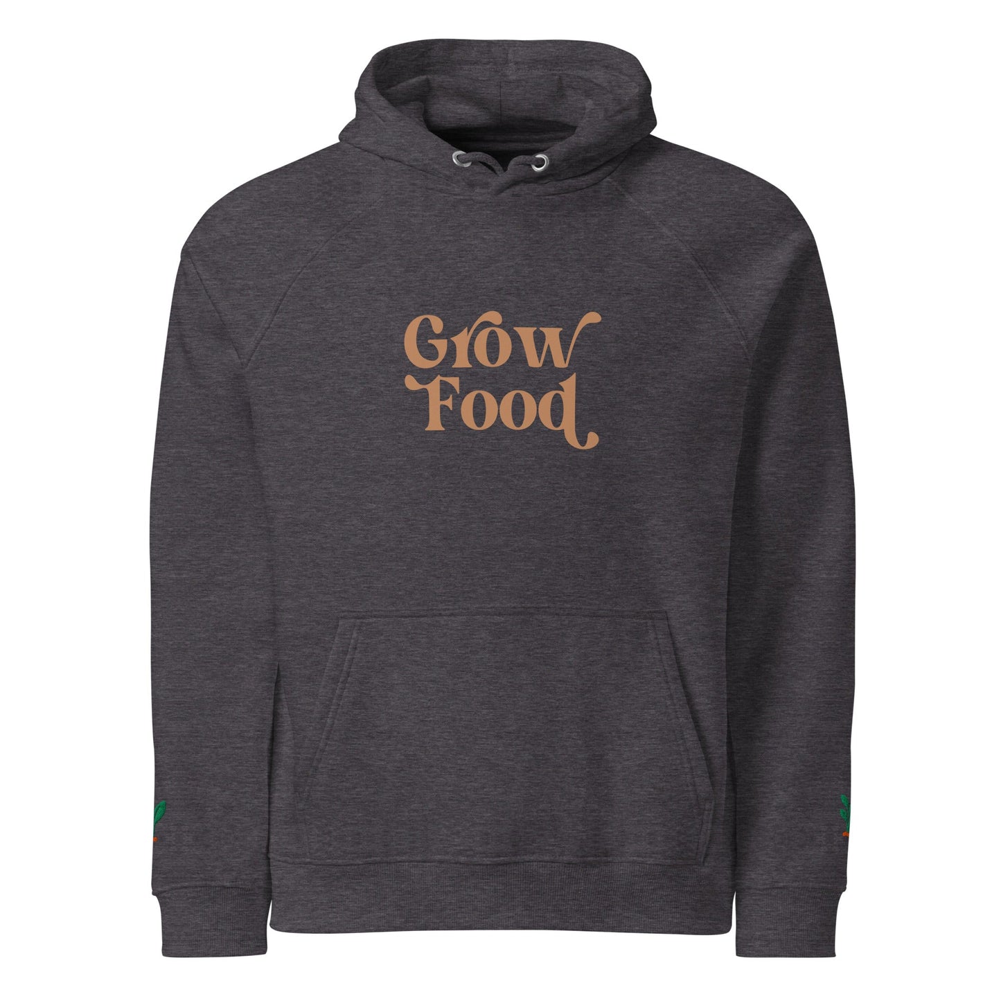 Grow Food – Embroidered Unisex Eco Hoodie - PharmuniquePharmunique