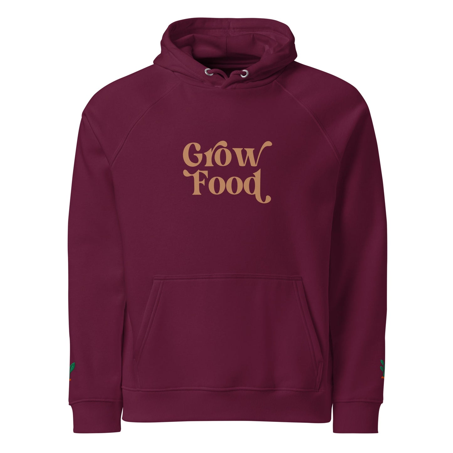 Grow Food – Embroidered Unisex Eco Hoodie - PharmuniquePharmunique