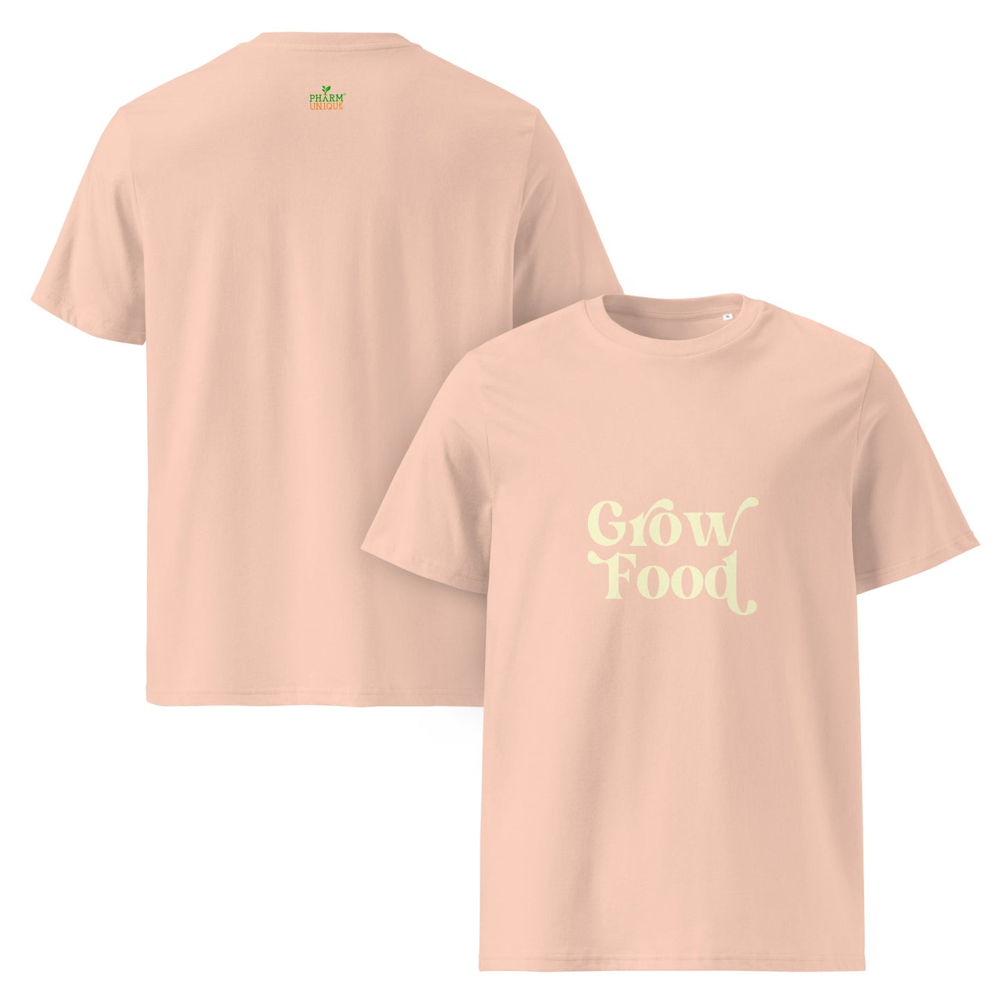 Grow Food– Unisex Organic Cotton T-Shirt - PharmuniquePharmunique