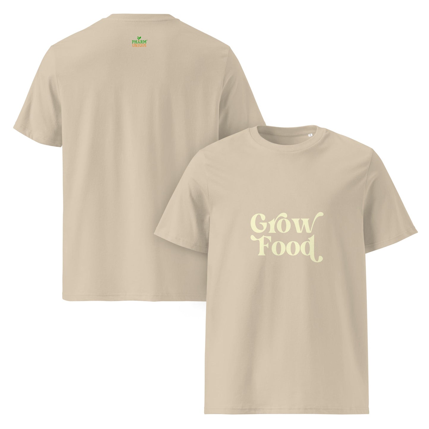 Grow Food– Unisex Organic Cotton T-Shirt - PharmuniquePharmunique