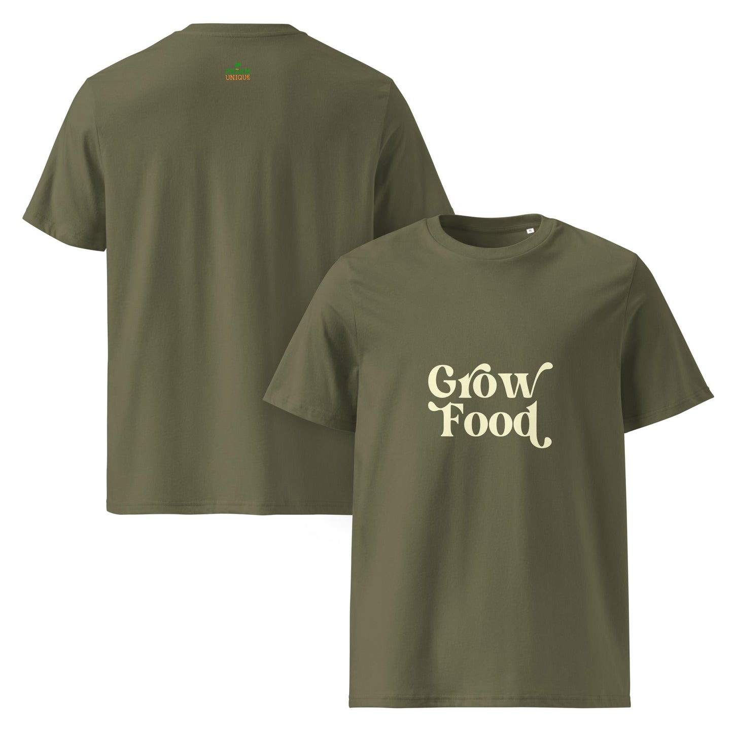 Grow Food– Unisex Organic Cotton T-Shirt - PharmuniquePharmunique