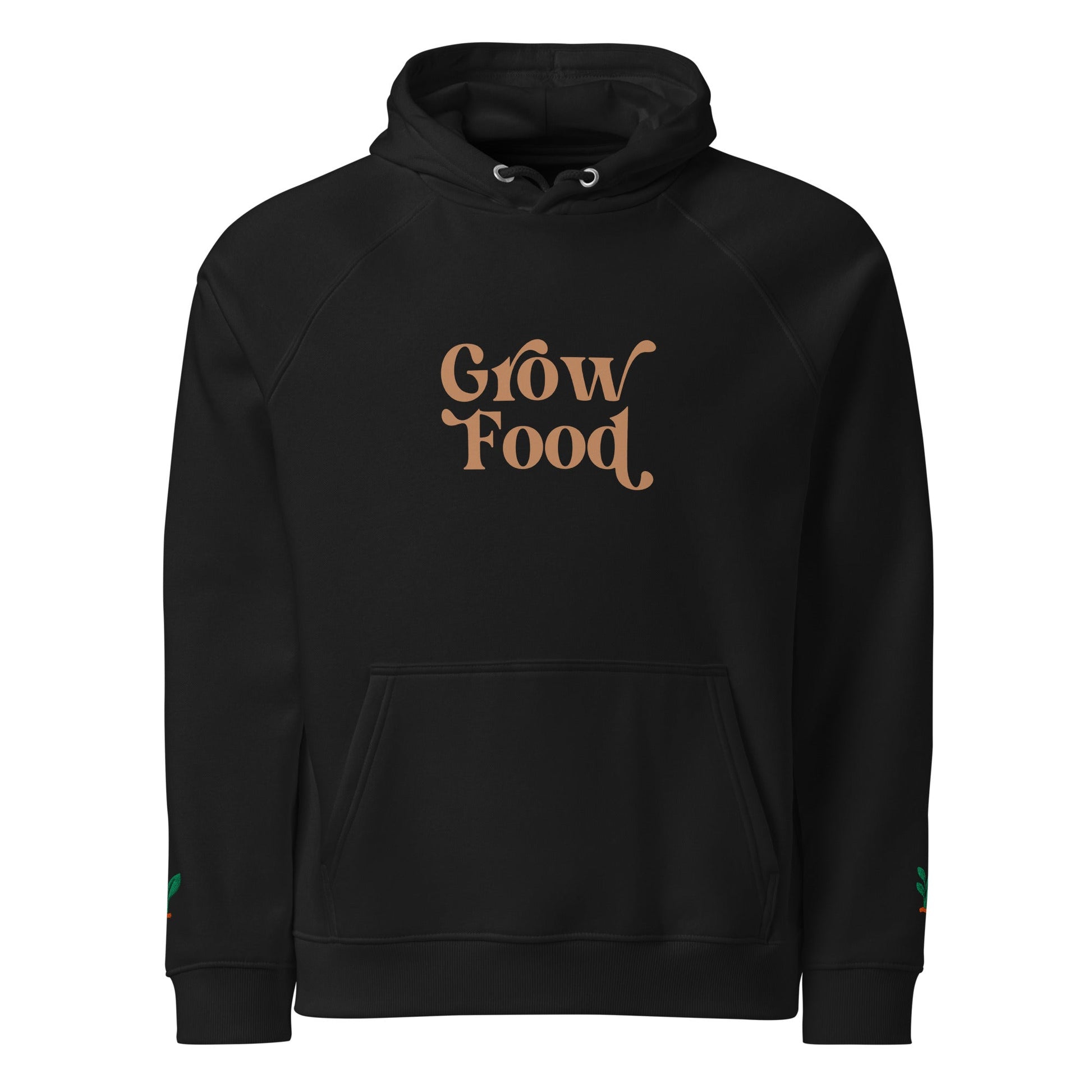 Grow Food – Embroidered Unisex Eco Hoodie - PharmuniquePharmunique