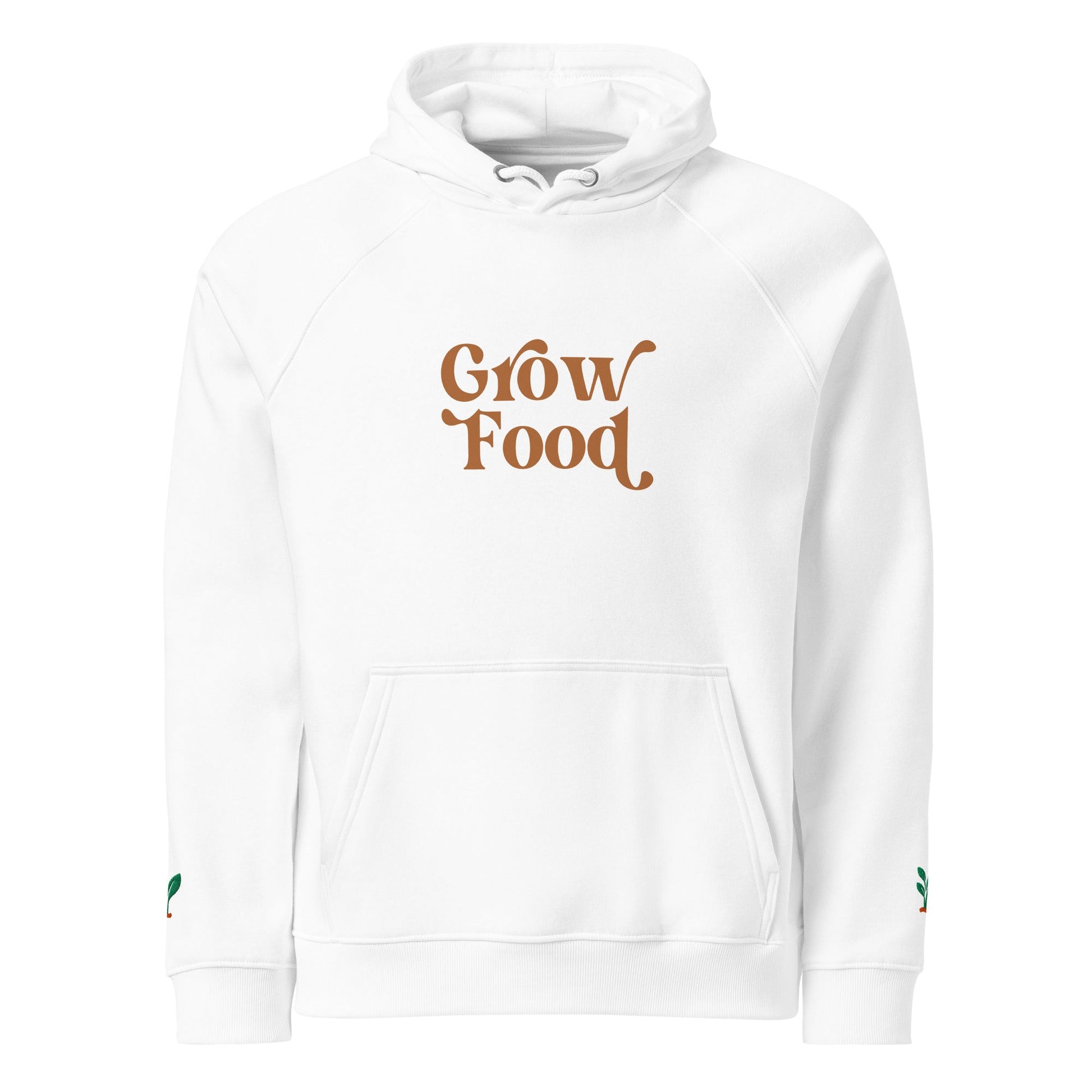 Grow Food – Embroidered Unisex Eco Hoodie - PharmuniquePharmunique