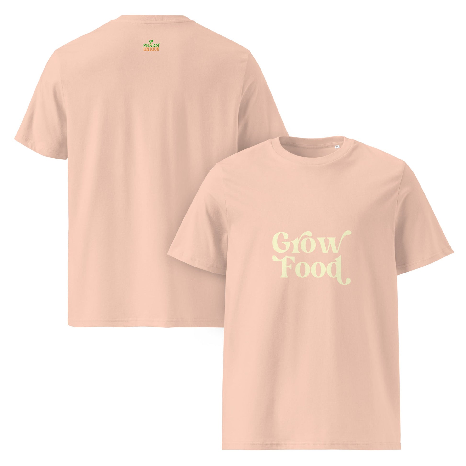Grow Food– Unisex Organic Cotton T-Shirt - PharmuniquePharmunique