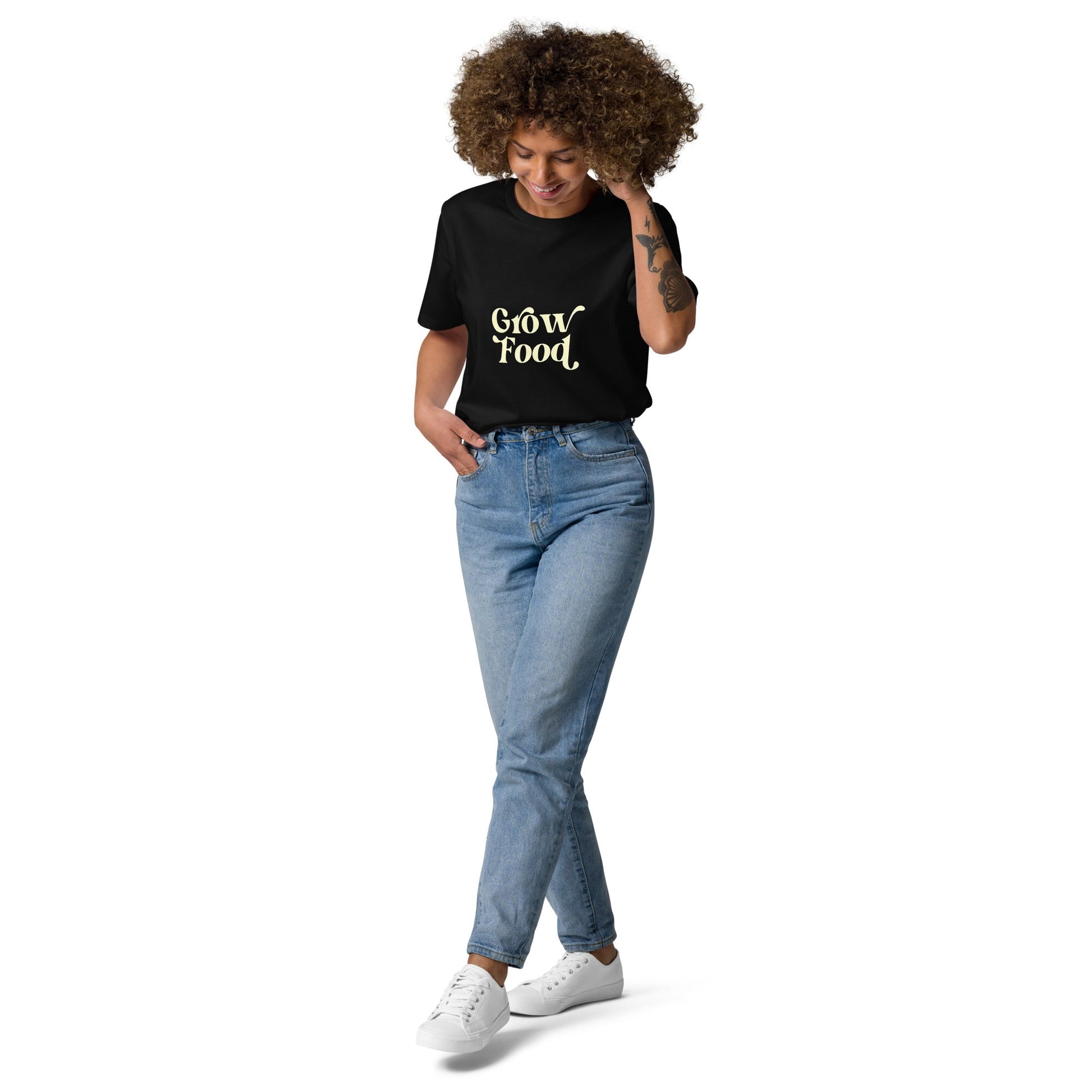 Grow Food– Unisex Organic Cotton T-Shirt - PharmuniquePharmunique