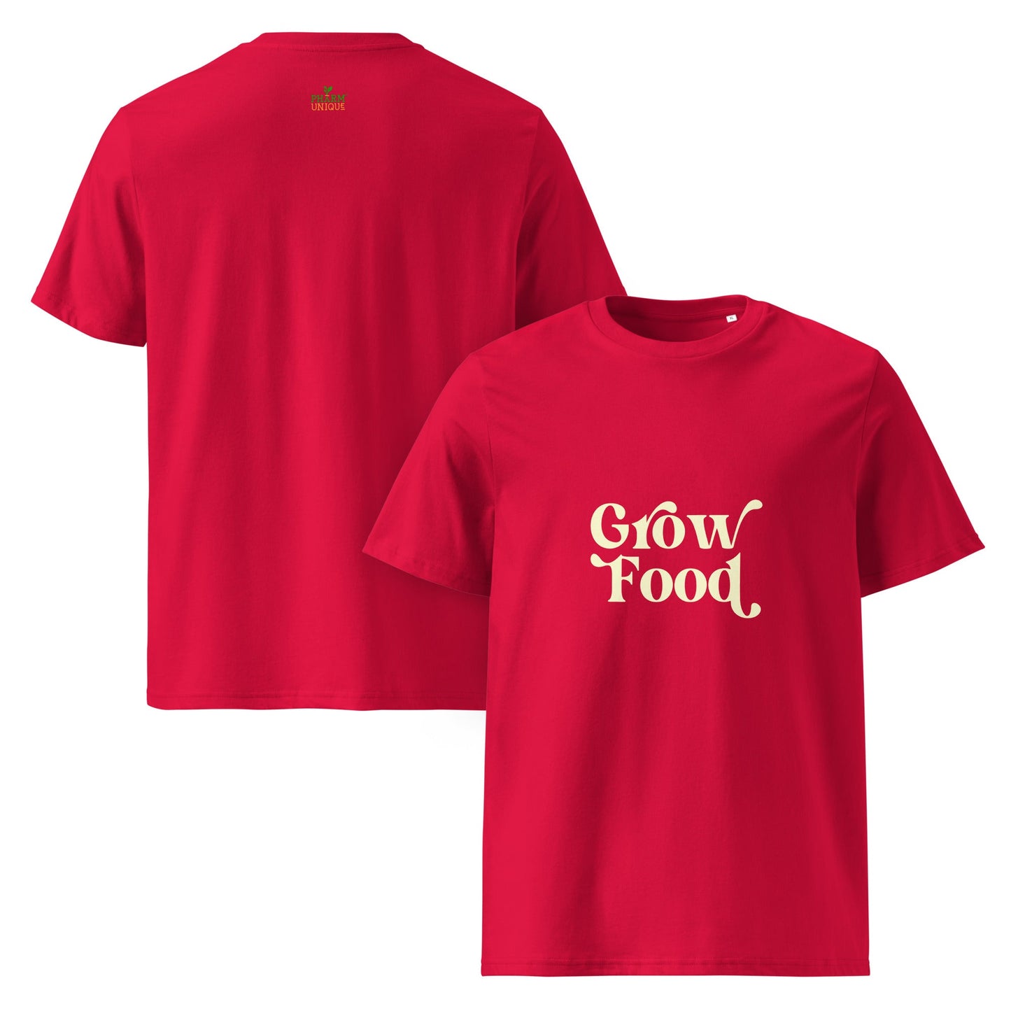 Grow Food– Unisex Organic Cotton T-Shirt - PharmuniquePharmunique