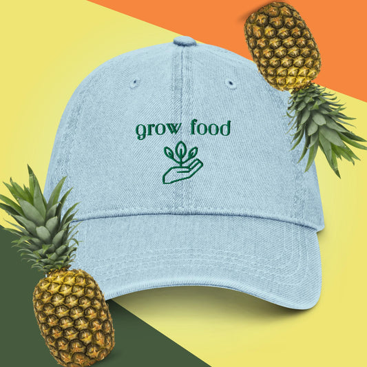 Embroidered Denim Hat - PharmuniquePharmunique