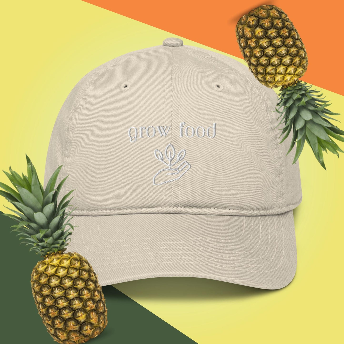 Embroidered Organic dad hat - PharmuniquePharmunique